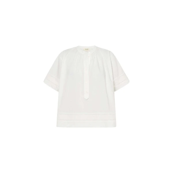 Oroton Trim Detail Smock - Oroton Tops - Australian Heritage Luxury - Shop at Coveti
