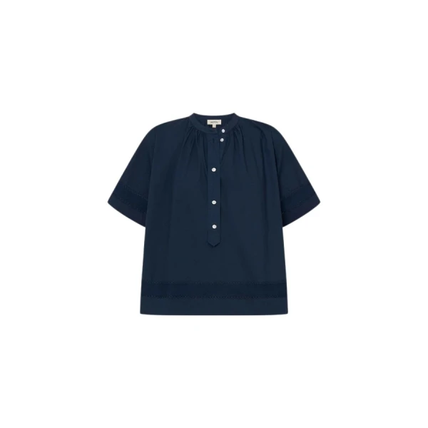Oroton Trim Detail Smock - Oroton Tops - Australian Heritage Luxury - Shop at Coveti