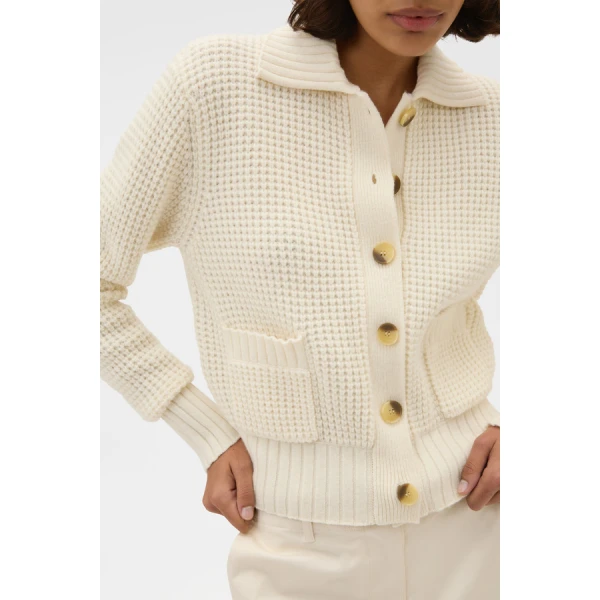Oroton Waffle Cardigan - Oroton Knitwear - Australian Heritage Luxury - Shop at Coveti