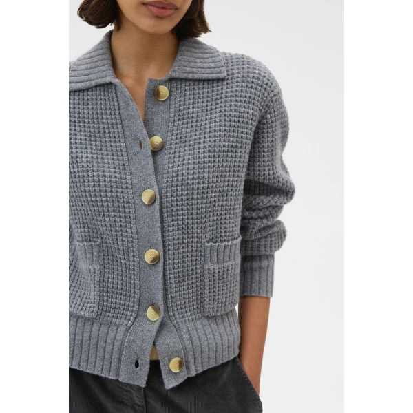 Oroton Waffle Cardigan - Oroton Knitwear - Australian Heritage Luxury - Shop at Coveti