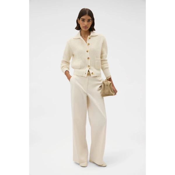 Oroton Waffle Cardigan - Oroton Knitwear - Australian Heritage Luxury - Shop at Coveti