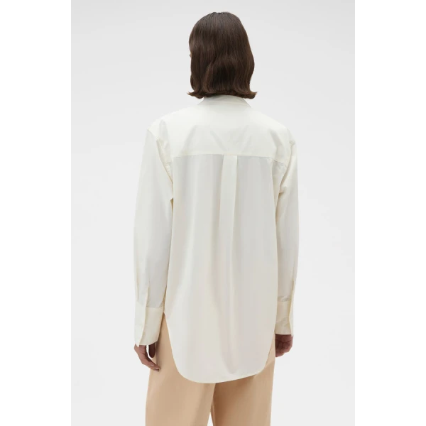 Oroton Washed Pleated Shirt - Oroton Tops - Australian Heritage Luxury - Shop at Coveti