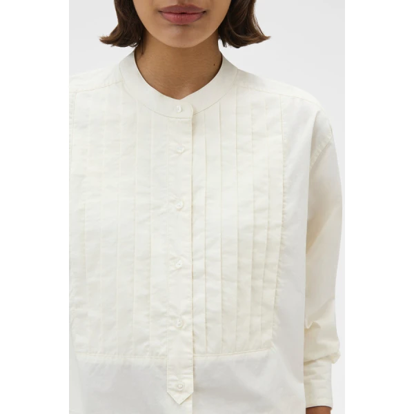 Oroton Washed Pleated Shirt - Oroton Tops - Australian Heritage Luxury - Shop at Coveti