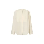 Oroton Washed Pleated Shirt - Oroton Tops - Australian Heritage Luxury - Shop at Coveti