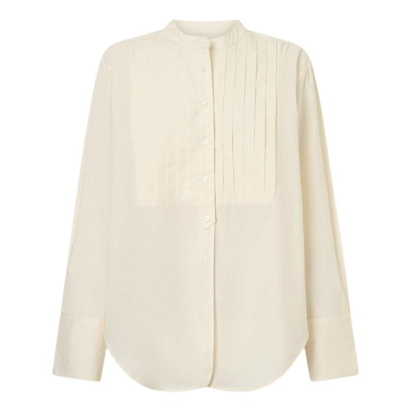 Oroton Washed Pleated Shirt - Oroton Tops - Australian Heritage Luxury - Shop at Coveti
