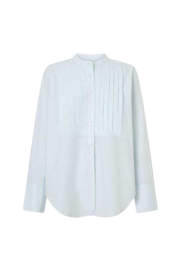 Oroton Washed Pleated Shirt - Oroton Tops - Australian Heritage Luxury - Shop at Coveti