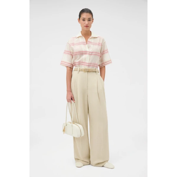 Oroton Windowpane Check Shirt - Oroton Tops - Australian Heritage Luxury - Shop at Coveti