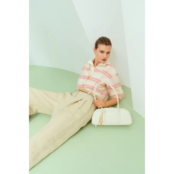 Oroton Windowpane Check Shirt - Oroton Tops - Australian Heritage Luxury - Shop at Coveti