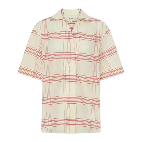 Oroton Windowpane Check Shirt - Oroton Tops - Australian Heritage Luxury - Shop at Coveti