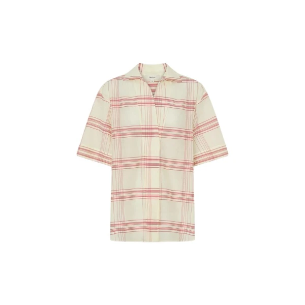 Oroton Windowpane Check Shirt - Oroton Tops - Australian Heritage Luxury - Shop at Coveti