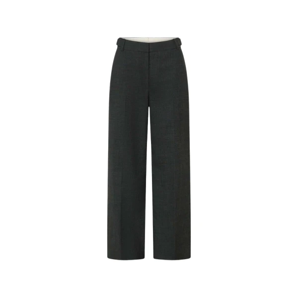 Oroton Wool Flat Front Pant - Oroton Pants - Australian Heritage Luxury - Shop at Coveti
