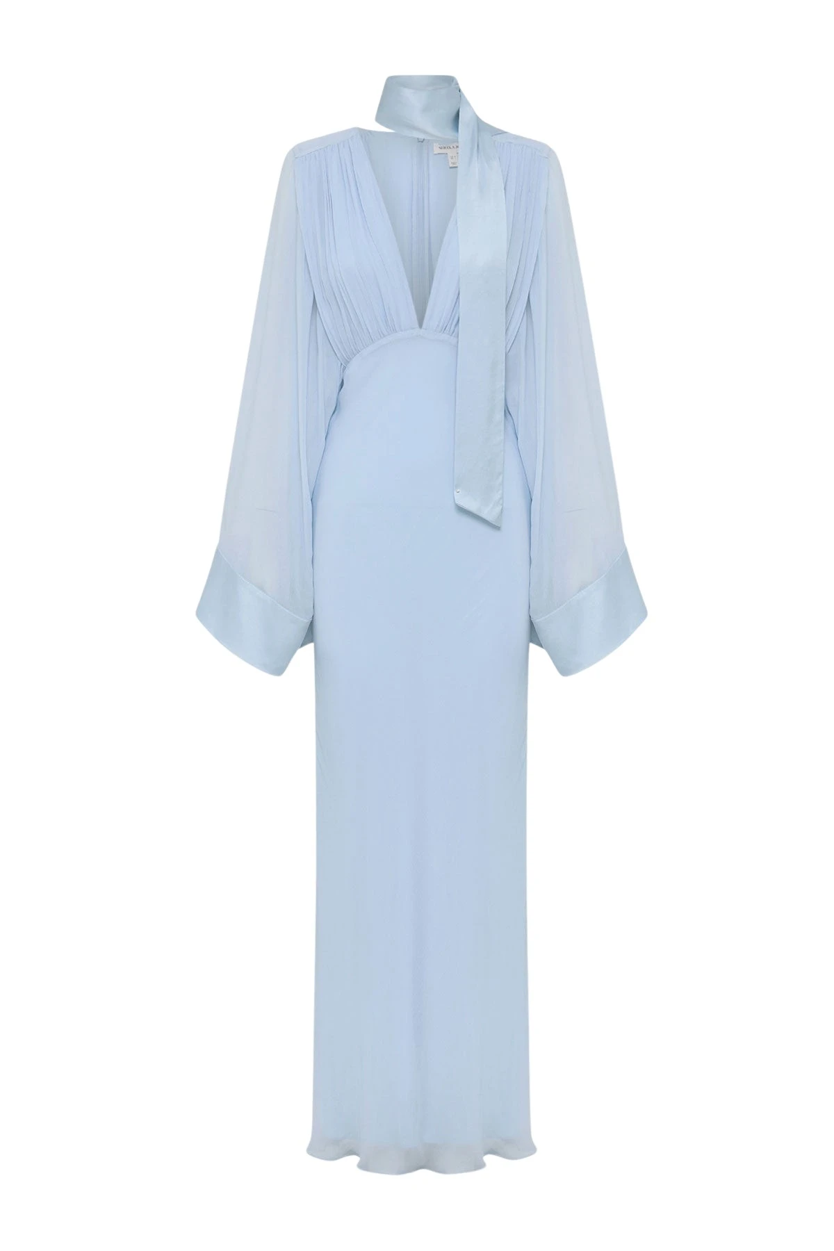 Shona-Joy-Edie-Flared-Sleeve-Maxi-Dress-With-Scarf-Arcadian-Blue-2025-coveti36203_nobg Shona Joy Blue Dresses