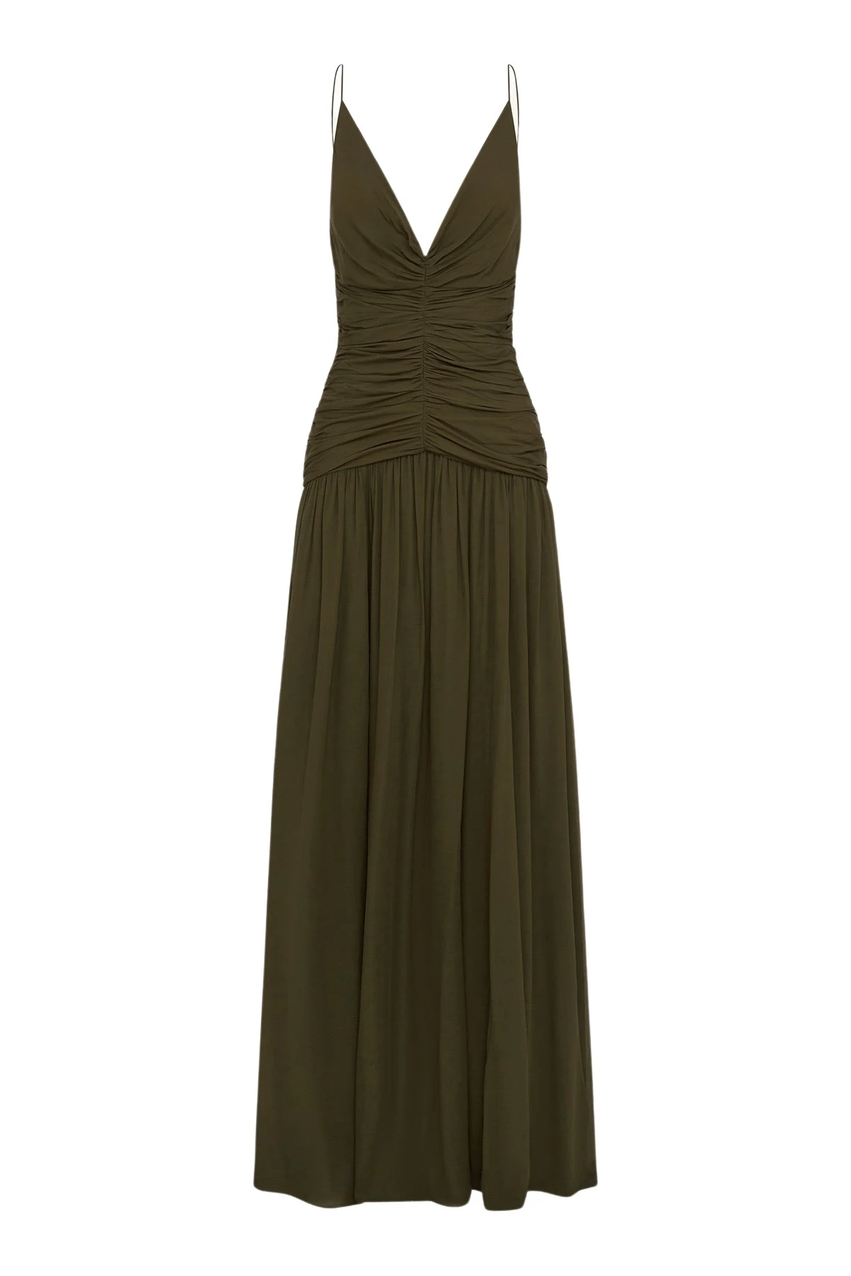 Shona-Joy-Juno-Gathered-Bodice-Maxi-Dress-Jungle-2025-coveti21270_nobg Shona Joy Green Dresses