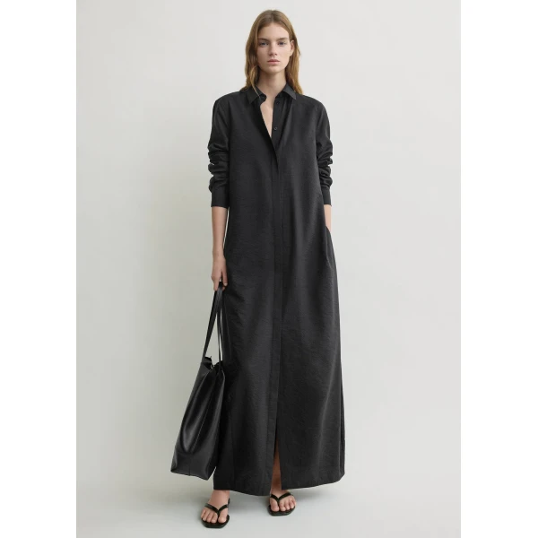 Parachute Shirtdress Black - Image 5