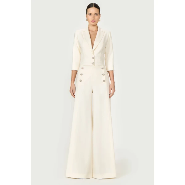 Costarellos Jumpsuit - Romantic Greek Lace - Shop at Coveti