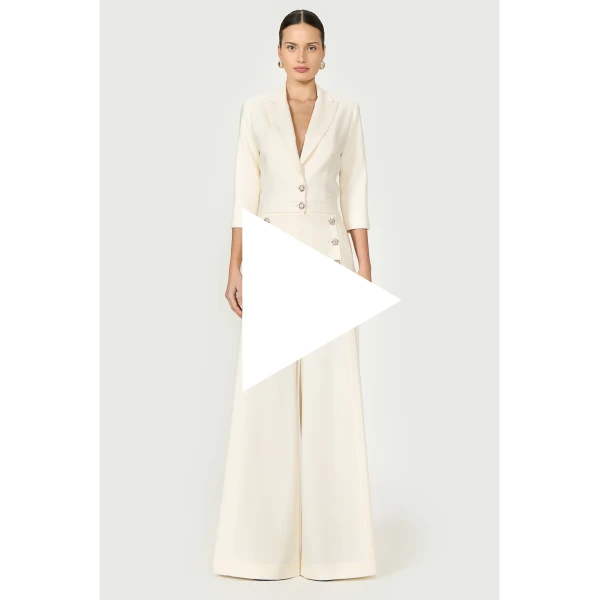 Costarellos Jumpsuit - Romantic Greek Lace - Shop at Coveti