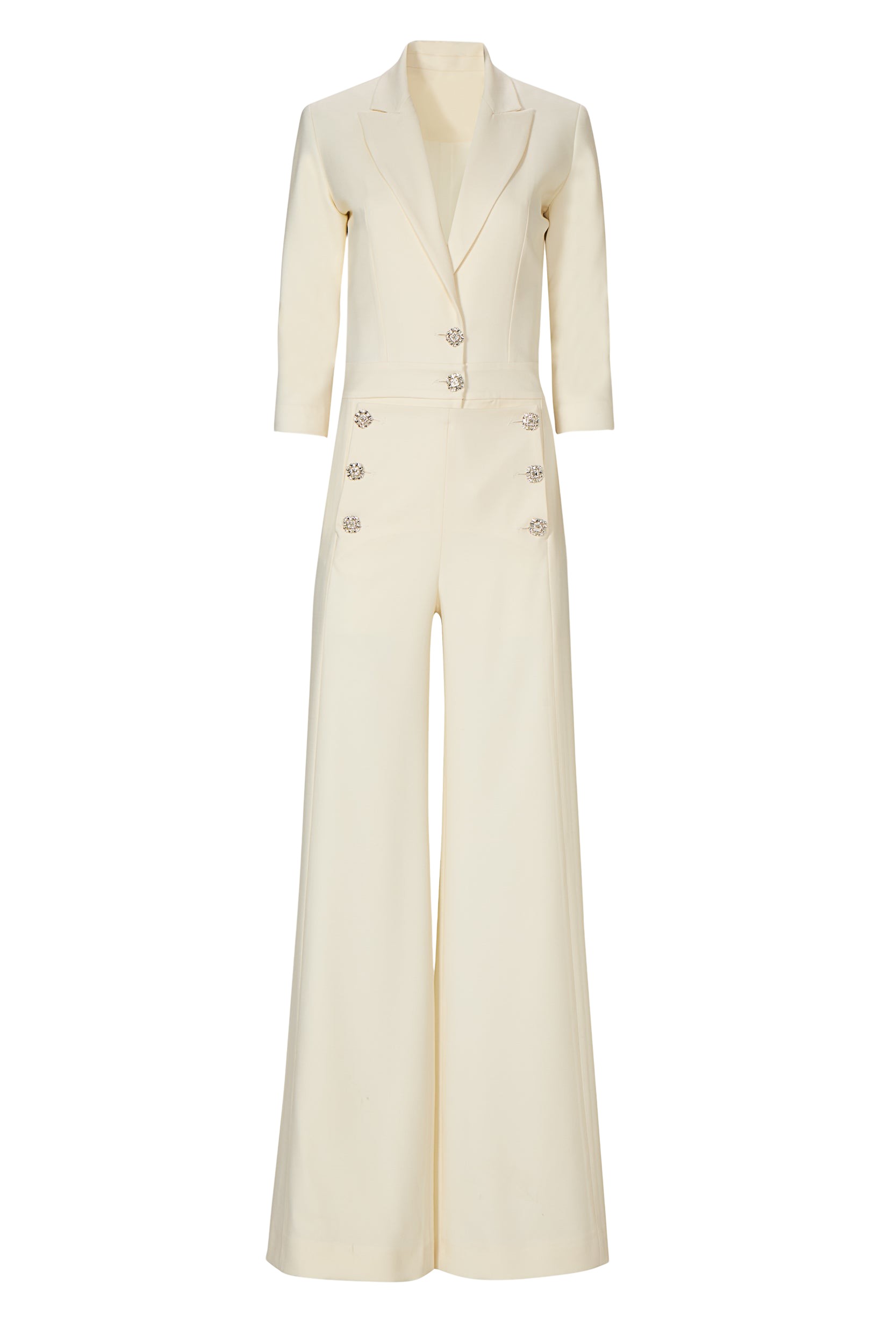 Costarellos Jumpsuit - Romantic Greek Lace - Shop at Coveti