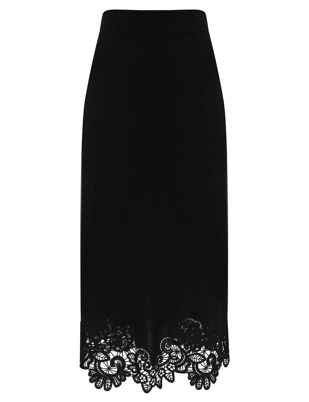 Zimmermann Luna Merino Lace Midi Skirt | Ready to Wear Collection Coveti Elevate your elegance in this Zimmermann Skirts available now at Coveti