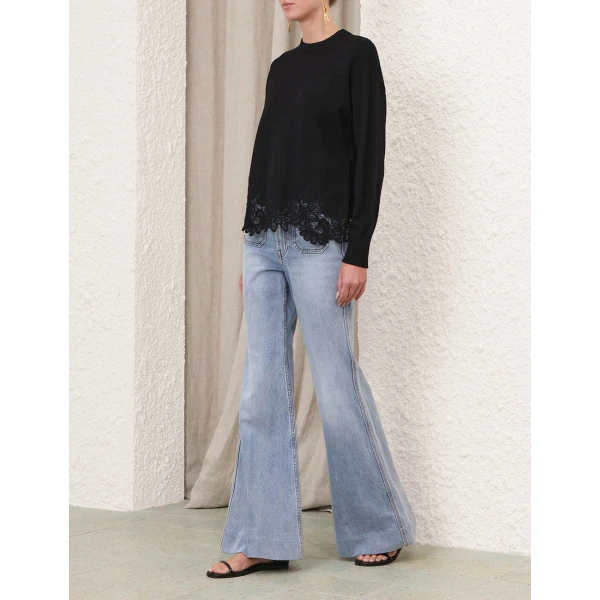 Elevate your elegance in this Zimmermann Knitwear available now at Coveti