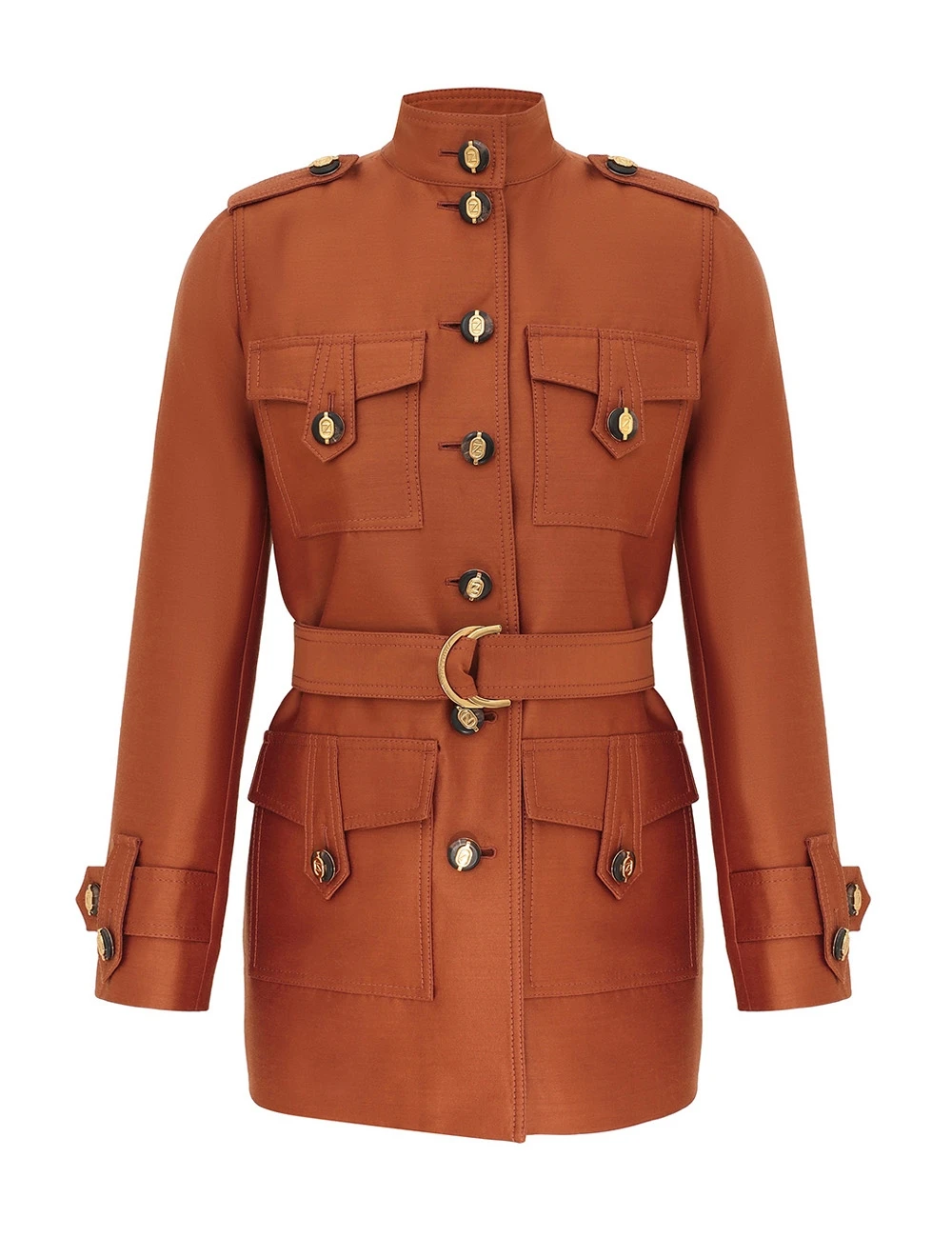 Zimmermann Luna Utility Jacket | Ready to Wear Collection Coveti Elevate your elegance in this Zimmermann Jackets available now at Coveti