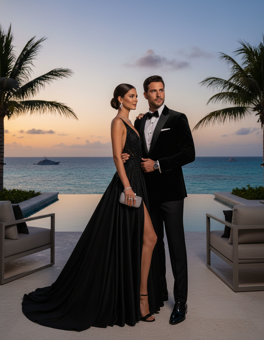 Gemma Deeks Style Guide: Black tie Anniversary in Cancun Summer 2026