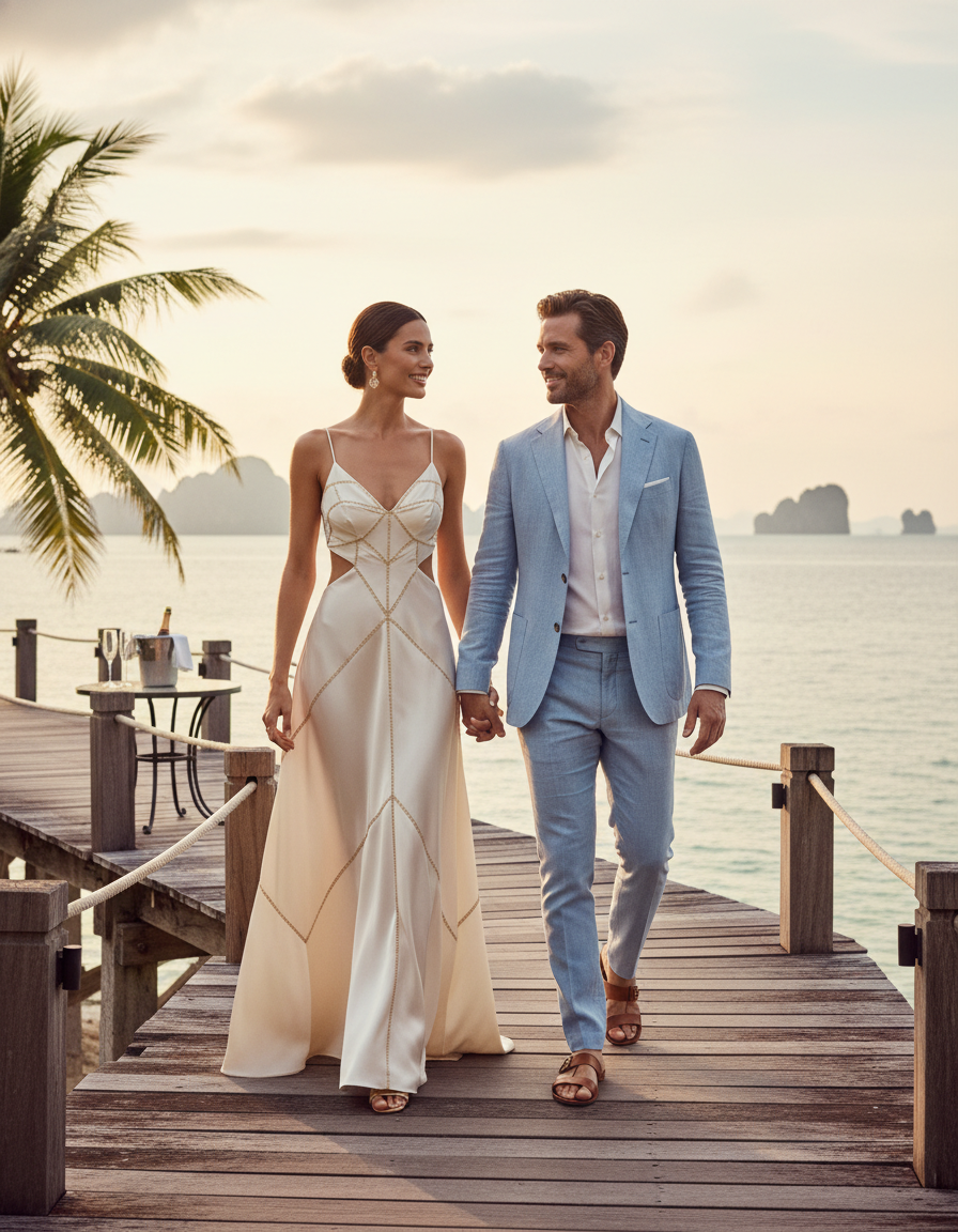 Gemma Deeks Style Guide: Elegant Chic Date night in Phuket Summer 2026