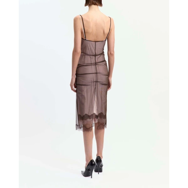Elevate your elegance in this 16Arlington Dresses from the luxury feather dress edit