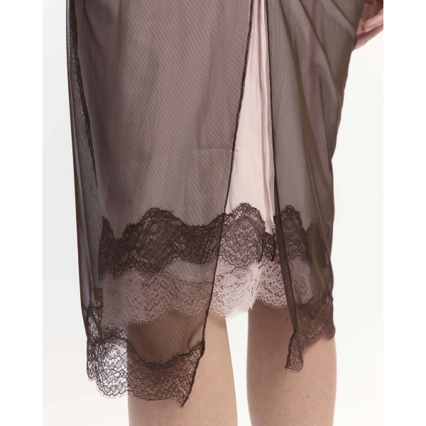 Elevate your elegance in this 16Arlington Dresses from the luxury feather dress edit