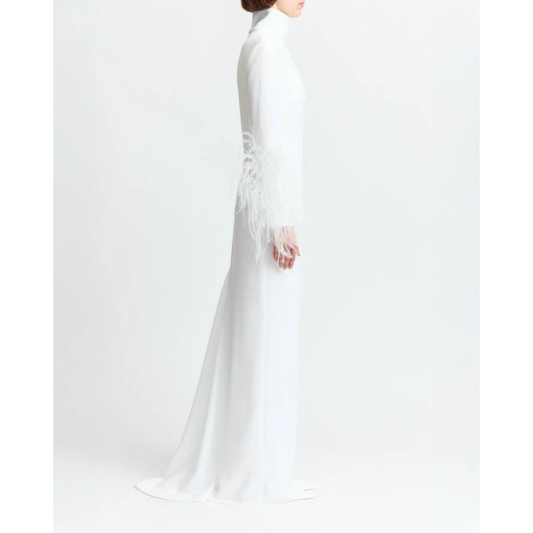 Elevate your elegance in this 16Arlington Dresses from the luxury feather dress edit