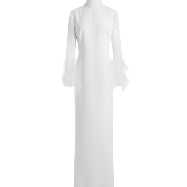 Elevate your elegance in this 16Arlington Dresses from the luxury feather dress edit