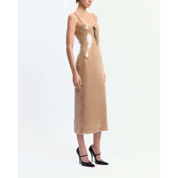 Elevate your elegance in this 16Arlington Dresses from the luxury feather dress edit