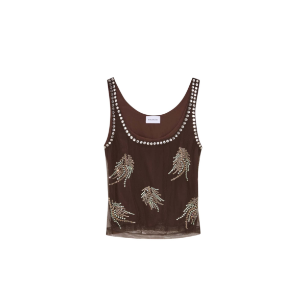 Elevate your elegance in this 16Arlington Tops from the luxury feather dress edit