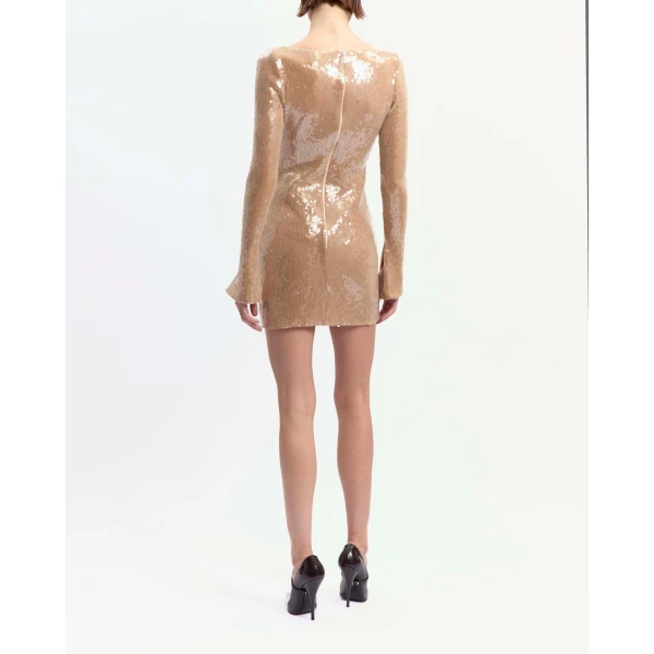 Elevate your elegance in this 16Arlington Dresses from the luxury feather dress edit