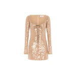 Elevate your elegance in this 16Arlington Dresses from the luxury feather dress edit