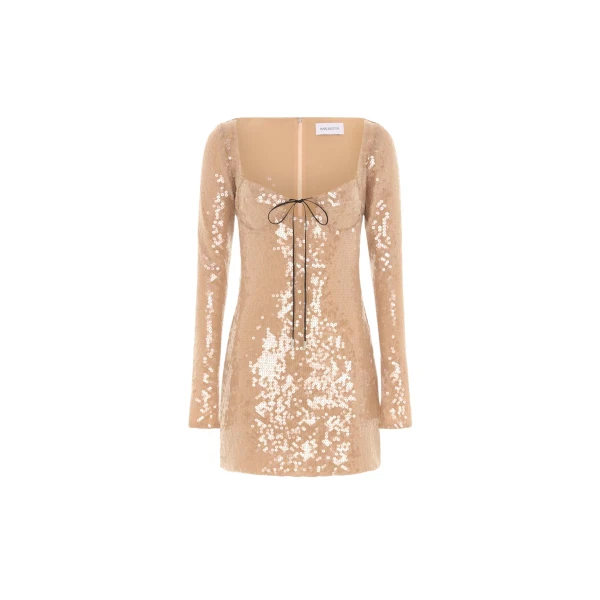 Elevate your elegance in this 16Arlington Dresses from the luxury feather dress edit