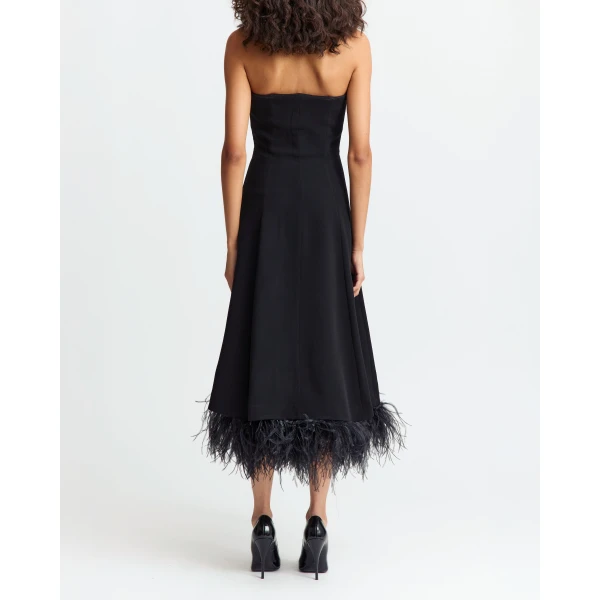 16Arlington Gioele Midi Dress In Crepe, view 4