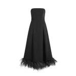 Elevate your elegance in this 16Arlington Dresses from the luxury feather dress edit