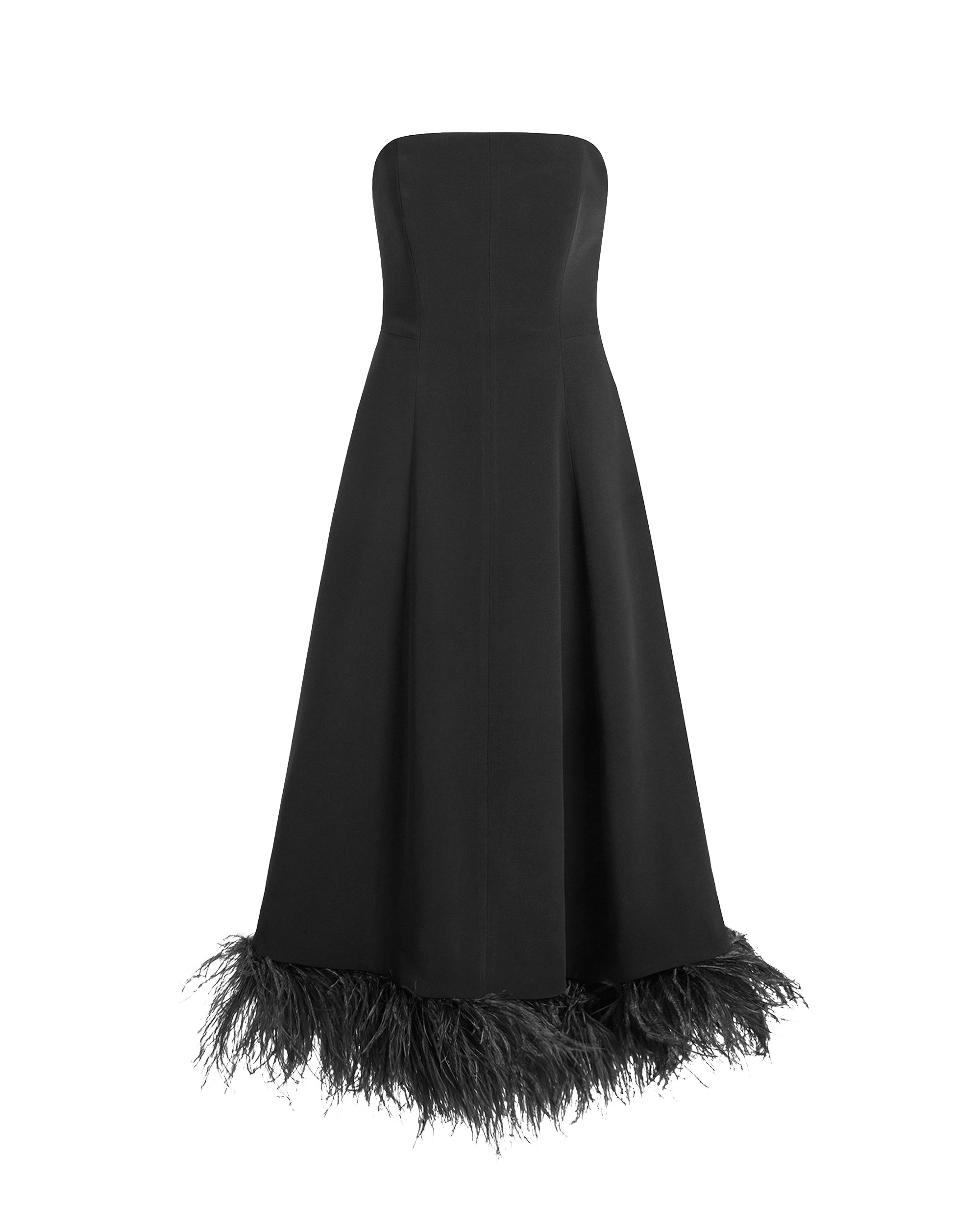 Elevate your elegance in this 16Arlington Dresses from the luxury feather dress edit