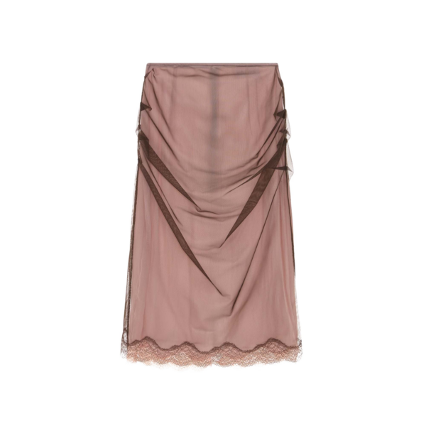 Elevate your elegance in this 16Arlington Skirts from the luxury feather dress edit
