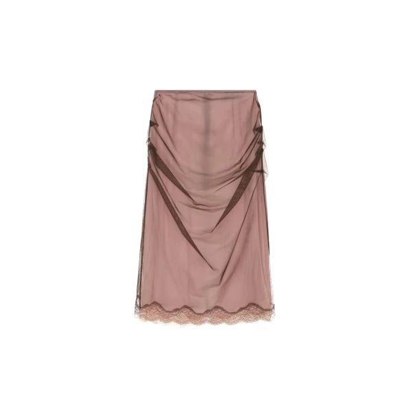 Elevate your elegance in this 16Arlington Skirts from the luxury feather dress edit