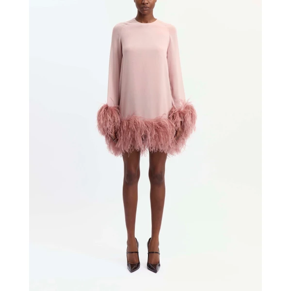 Elevate your elegance in this 16Arlington Dresses from the luxury feather dress edit