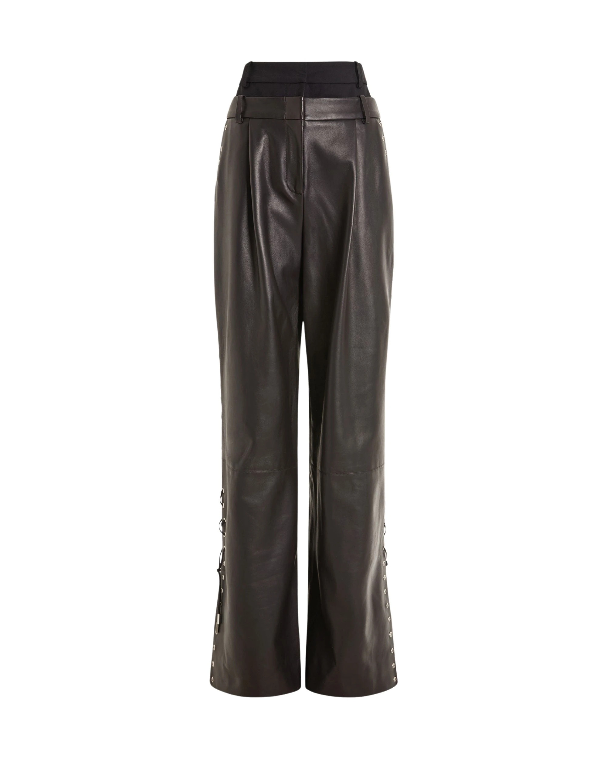 16Arlington-Ivlia-Trousers-In-Leather-coveti69812_nobg Elevate your elegance in this 16Arlington Pants from the luxury feather dress edit
