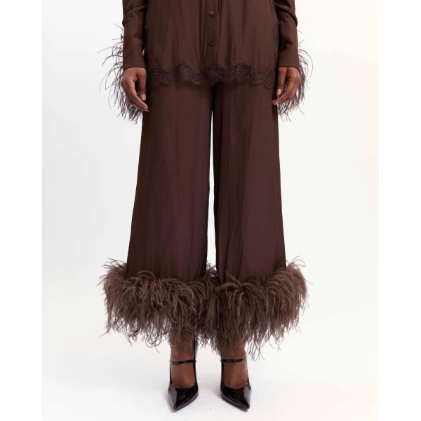 Elevate your elegance in this 16Arlington Pants from the luxury feather dress edit