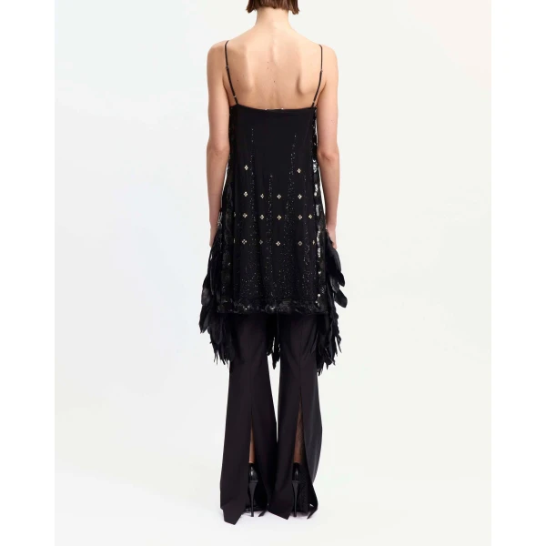 Elevate your elegance in this 16Arlington Dresses from the luxury feather dress edit