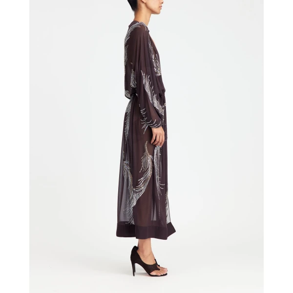 Elevate your elegance in this 16Arlington Dresses from the luxury feather dress edit