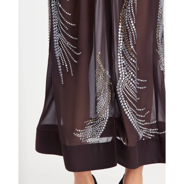 16Arlington Silas Midi Dress In Georgette, view 5