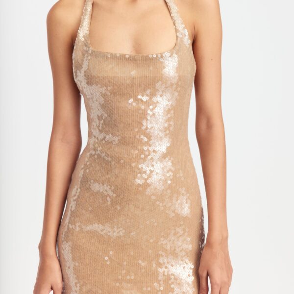 Elevate your elegance in this 16Arlington Dresses from the luxury feather dress edit