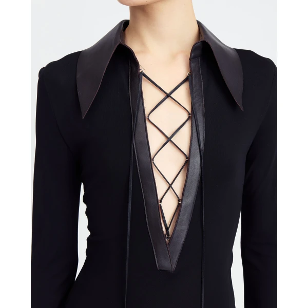 Elevate your elegance in this 16Arlington Dresses from the luxury feather dress edit