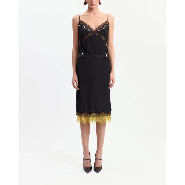 16Arlington Vea Midi Skirt In Satin, view 2