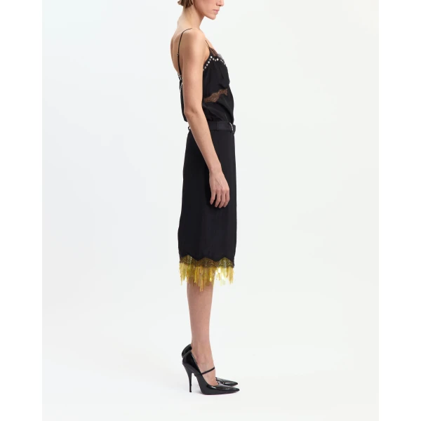 16Arlington Vea Midi Skirt In Satin, view 3